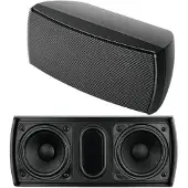 Omnitronic OD22 Haut-parleur mural 8Ohm (1 pièce), Enceinte encastrable, Noir