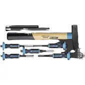 Hazet 163-510/8 Jeu de poinçons pour pinces 392 mm x 172 mm Nombre d'outils : 8