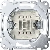 Merten Bouton-poussoir insert MEG3154-0000 contact de signalisation séparé 10A AC 250V MEG31 MEG3154-0000 (MEG3154-0000)