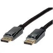 Roline 11.04.5866 Câble Displayport 1 M Noir, Argent