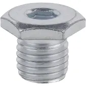 Ks Tools Bouchon de vidange d'huile hexagonal 13 mm M12x1,5x13,5 mm Lot de 10 - 430.1016