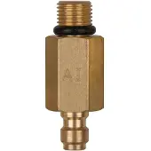 Ks Tools Adaptateur M10x1,0 mâle et raccord de flexible 1/4" avec joint d'étanchéité ( 150.2348 )