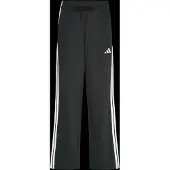 Adidas Pantalon de sport 'Essentials 3-Stripes Open Hem Fleece' noir / blanc