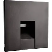 Deko-light Cache carré noir pour Alwaid, noir, 75mm 930484