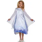 Disguise Snow Queen Elsa (128 Cm) Custom Bleu Enfants