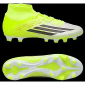 Adidas F50 Club Mid Cut Fg/mg Football Boots Jaune EU 44 Homme