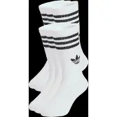 Adidas Chaussettes '3-Stripes Crew 6 Pairs Kids' noir / blanc