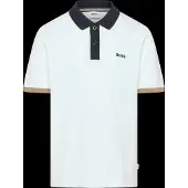 BOSS J52955 Short Sleeve Polo Blanc 14 Years Garçon