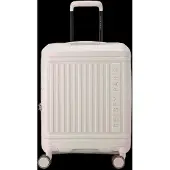 Delsey Lutece Slim Expandable 55cm 34l Trolley Bag Beige