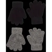 CeLaVi Gants gris chiné / noir