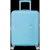 American Tourister trolley Soundbox Spinner 55 / 20 TSA EXP Trolley Blueberry Fizz bleu clair