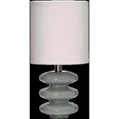 House Doctor Lampe de table Step bleu clair/blanc cassé
