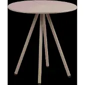 Ebuy24 Berta table basse Ø70cm taupe.