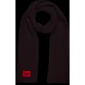 HUGO Écharpe 'Saffa' rouge / noir