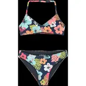 Roxy Morning Flower Triangle Bralette Bikini Bleu 6 Years Fille