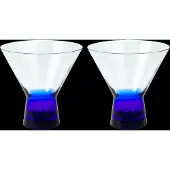 Broste Copenhagen Verres à cocktail Konus 10cl bleu lot de 6 pièces