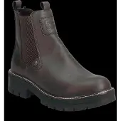 Rieker Damen Chelsea Boots gefüttert Braun