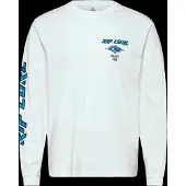 Rip Curl Fade Out Icon Long Sleeve T-shirt Blanc M Homme