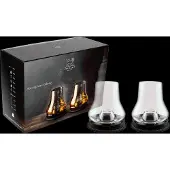 Peugeot Coffret à whisky Atmosphère - 2 whiskyglazen en koelbasis, Verres, Transparent