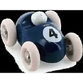Vilac Mini roadster en bois - - Bleu nuit - 7 cm - Jouet pour enfants - Fabriqué en France