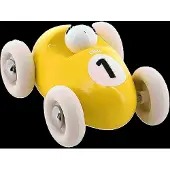 Vilac Mini roadster en bois - - Jaune - 7 cm - Jouet pour enfants - Fabriqué en France