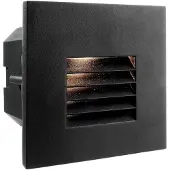 Deko-light Couvercle Grille Noir pour luminaire LED encastré Steps Outdoor