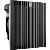 Rittal Ventilateur à filtre RITT, Armoire serveur : accessoires, Noir
