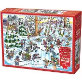 Cobble Hill Puzzle DoodleTown : Hockey City 1000 Teile