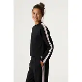 Garcia Ge52001 Sweatshirt Noir 16 Years Fille