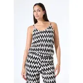Garcia femme Top, XXL, Noir