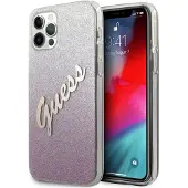 GUESS Guhcp12mpcuglspi Iphone 12 Pro 6.1 Gradient Phone Case Clair
