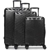 Redolz Ensemble de bagages noir