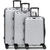 Redolz trolley Essentials 18 Trolley Set 3 pièces Metallic-Silver Shiny argenté 56cm