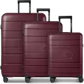 Redolz trolley Essentials 11 Trolley Set 3 pièces Burgundy bordeaux 56cm