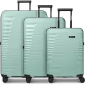Farmhood Ensemble de bagages 'Eco Edition' vert clair / noir
