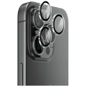 dbramante1928 Eco-Lens, Apple, iPhone 15 Pro, Noir, Transparent, 1 pièce(s) (1 pcs, Apple iPhone 15 Pro), Téléphone portable : film de protection, Noir, Transparent