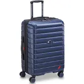 Delsey Expandable 66 cm suitcase, blue, Valise, Bleu