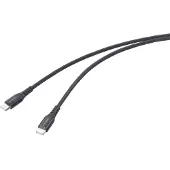 Renkforce Câble USB-C hautement flexible, 1 m (1 m, USB 2.0, 60 W)