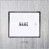 M-E Modern-Electronics Bouton de sonnette 1 foyer 41026 acier inoxydable 8-24 V AC/DC/1 A
