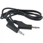 Ks Tools Rallonge de câble de mesure avec double fiche et prise supplémentaire 1.100 mm (noir)