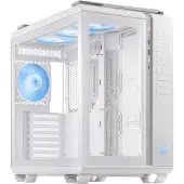 Asus Boîtier PC TUF Gaming GT502 PLUS moyen tour blanc avec panneau latéral et avant verre trempé