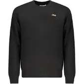 FILA Hommes, Pull-over, Leverano Regular Crew Sweatshirt, Noir, (L)