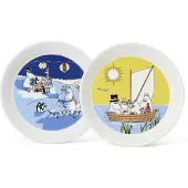 Arabia Winter Campfire & Sailing - plate set, 19 cm