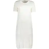 Cavalli Class Femmes, Robe, White Viscose Women Dress, Blanc, (S)