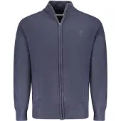 North sails Hommes, Pull-over, Blue Acrylic Men Cardigan, Bleu, (M)