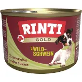 Rinti Gold Wild boar Mini Dzik dla psów ras małych 12x185 g