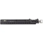 Leofoto Rail coulissant nodal et pince de 200 mm avec vis anneau en D Compatible Arca NR-200