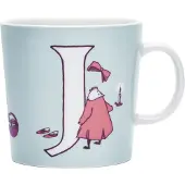 Arabia ABC Mug J, 0.4 l, Tasse, Multicolore