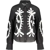 Desigual Chemisier noir / blanc