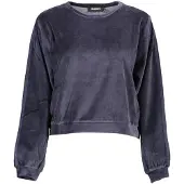 Desigual Femmes, Pull-over, Blue Cotton Women Sweater, Noir, Bleu, (S)